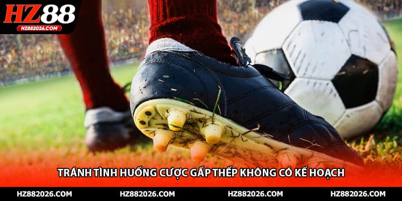 Tránh tình huống cược gấp thếp không có kế hoạch